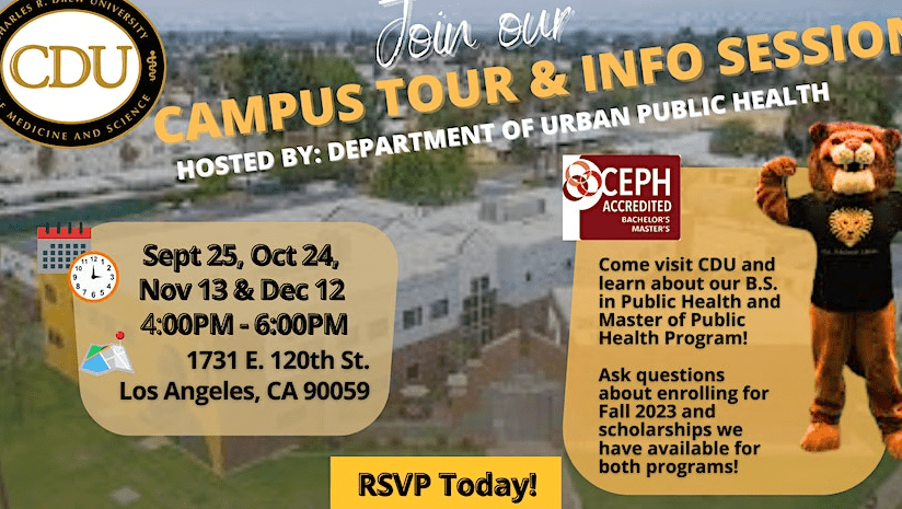CDU Fall Campus Tours & Info Sessions hosted by DUPH