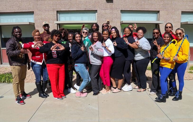 CDU Celebrates Heritage and Unity with Divine Nine Tribute During Black History Month.