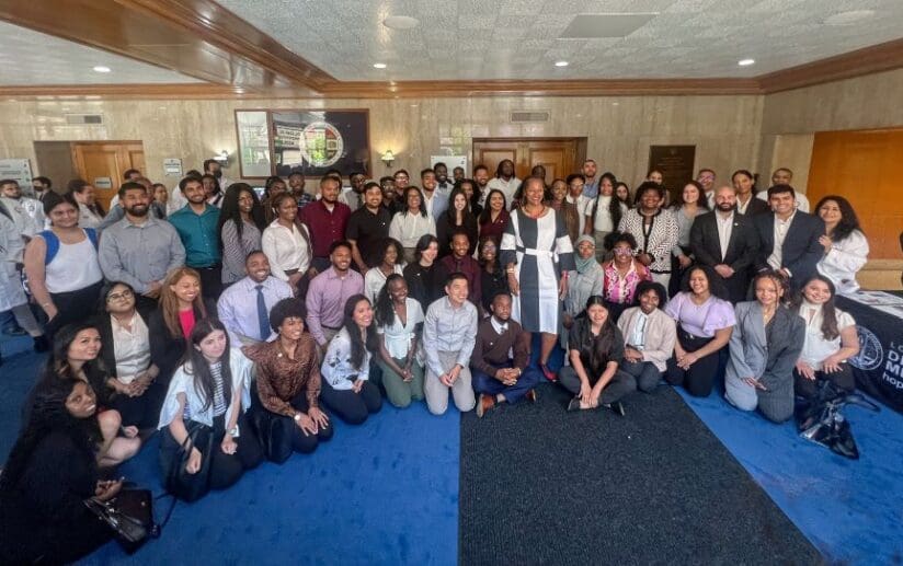 The inaugural class of Charles R. Drew University of Medicine and Science (CDU) 4-year MD program, residents, and College of Medicine leadership made a memorable appearance at the July 11 meeting of the Los Angeles County Board of Supervisors.