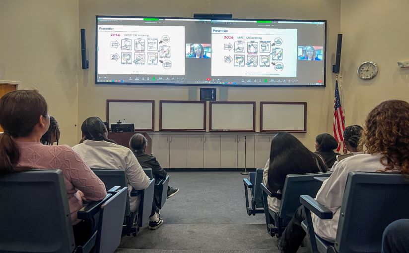 Annual Dr. Erik Fleming Annual Lecture Discusses Colorectal Care in the Keck Auditorium.