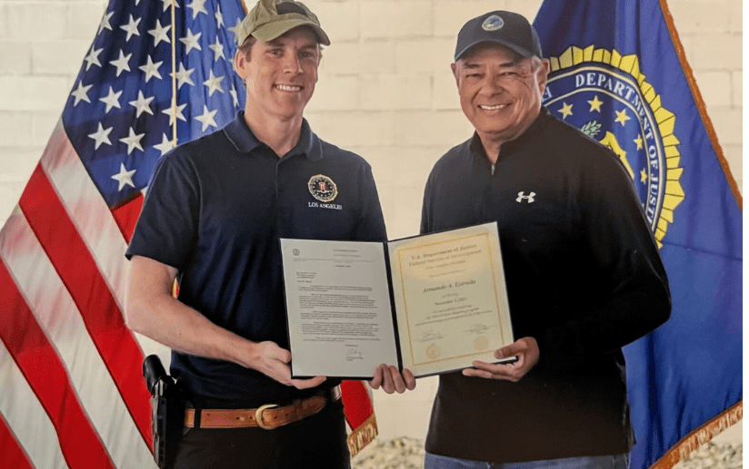 CDU staff member, Armando Estrada, Director of Risk Management and Campus Safety, has been selected as a board member for the Los Angeles chapter of the Federal Bureau Investigation’s Citizen’s Academy.