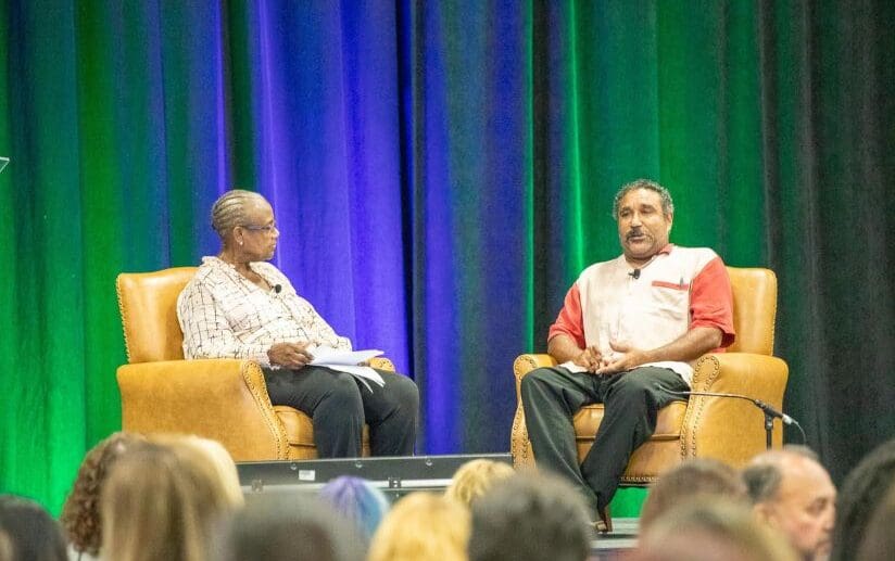 Assistant Professor Cynthia Davis Speaks at Mobile Healthcare Conference. Photo courtesy Mobile Healthcare Association.