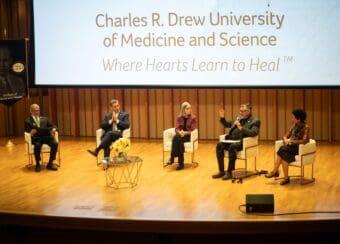Panelists seated