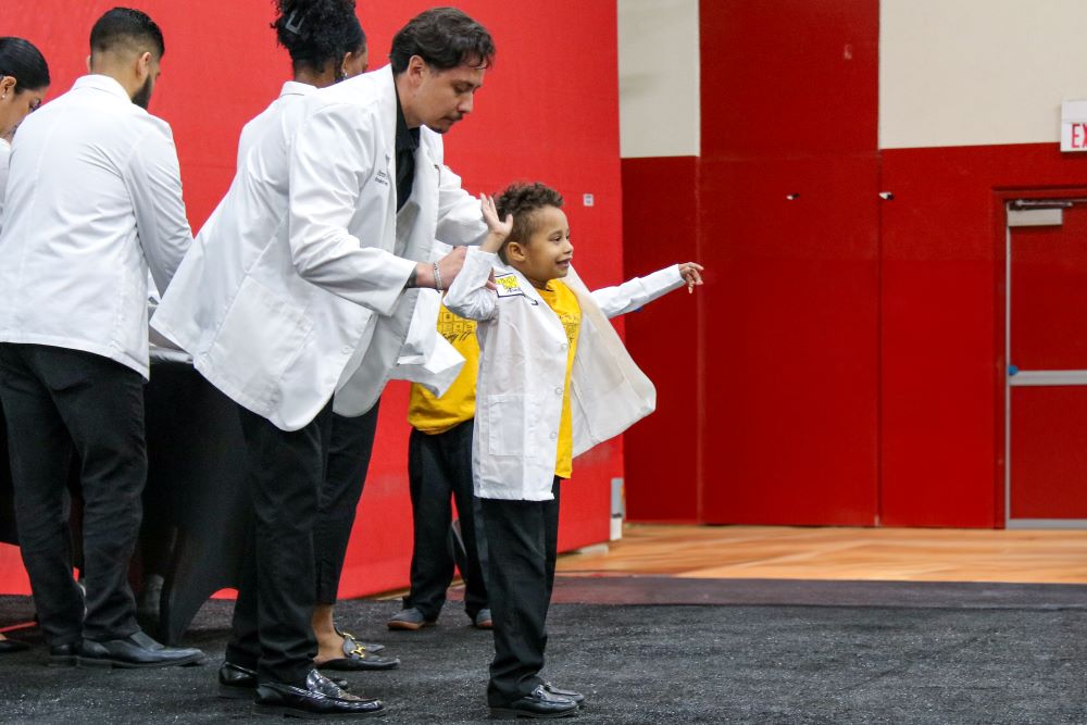 The event not only recognized students’ dedication to learning but also symbolized their commitment to pursuing careers in the health sciences.