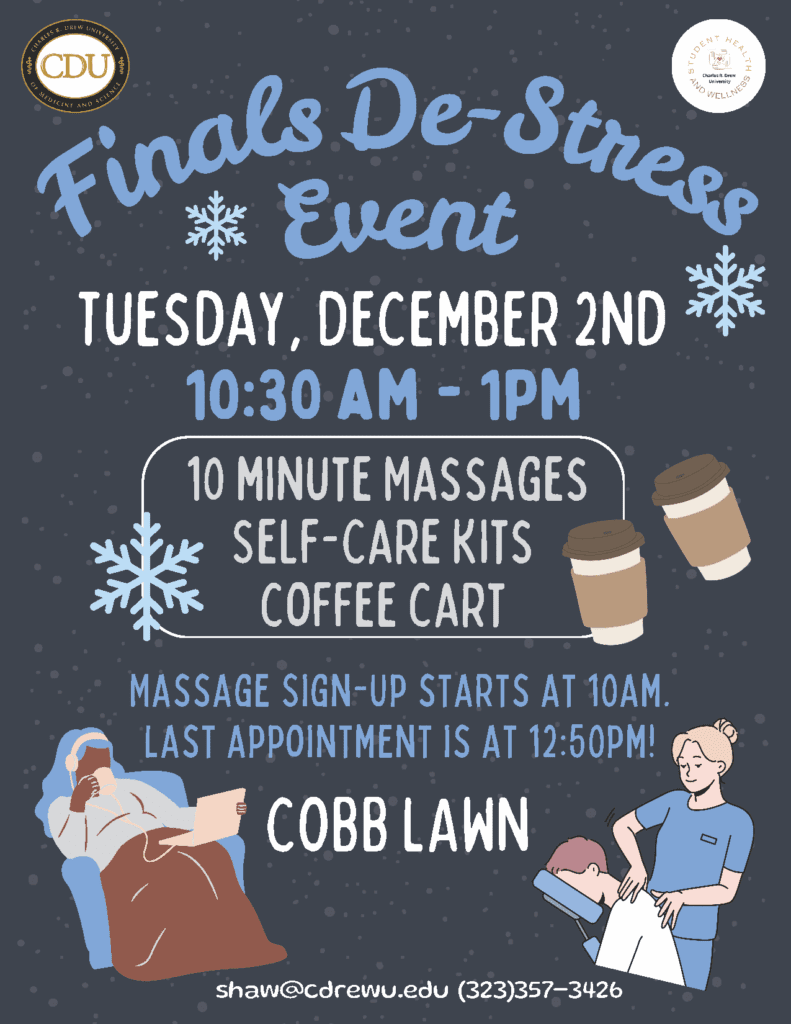 12.2 Fall Final De-Stress Event