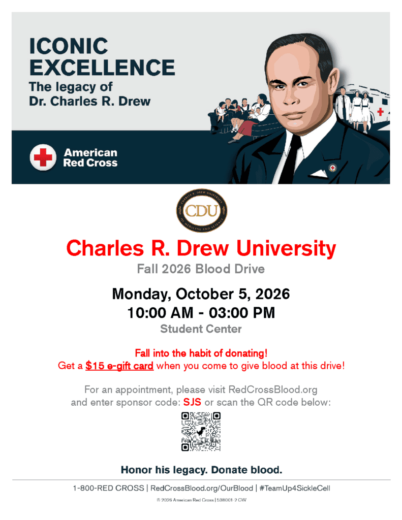 animated graphic of Dr. Charles R. Drew