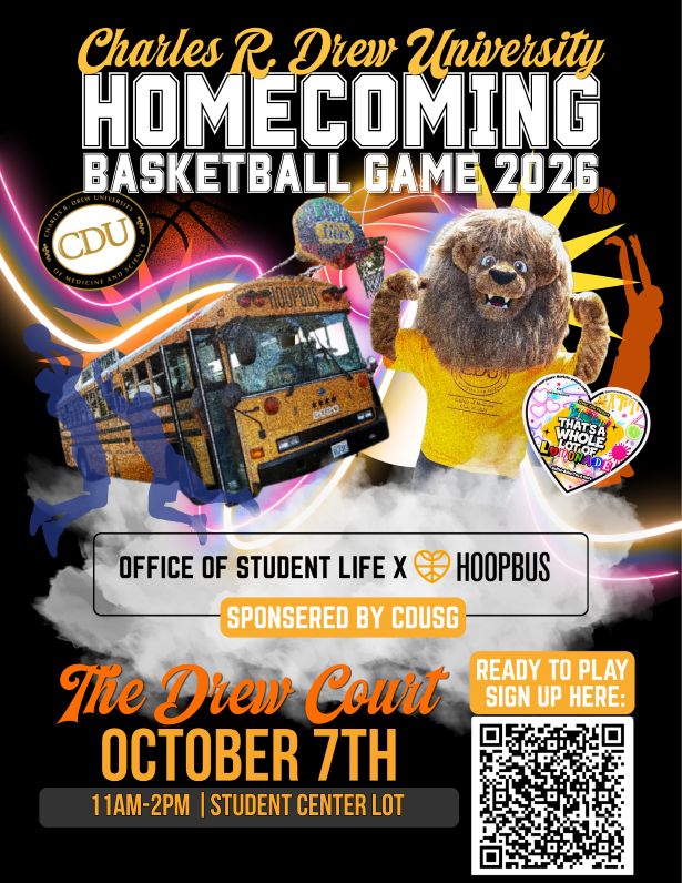 drew mascot, school bus, basketball graphics